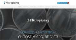 Desktop Screenshot of micropiping.com