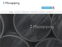 Tablet Screenshot of micropiping.com